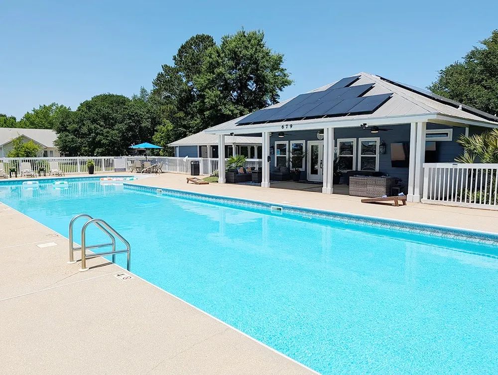 Olympic-Size Saltwater Pool